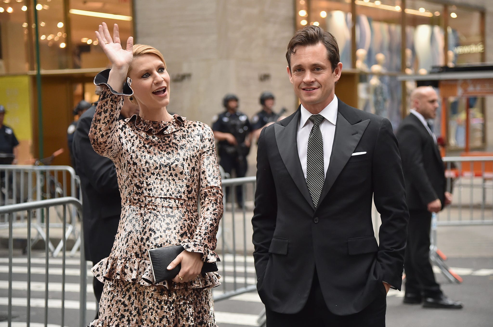 Claire Danes takes break from Homeland in Berlin with husband Hugh Dancy