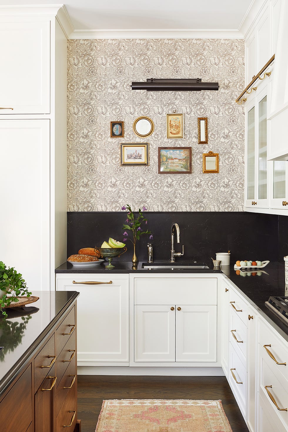 kitchen counters with a sink