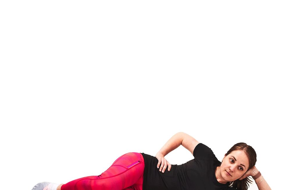 clamshell exercise, glute weakness and pelvic floor health