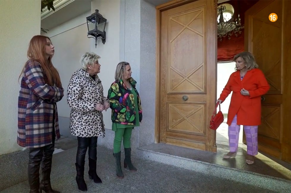 maría teresa campos con terelu campos, carmen borrego y alejandra rubio