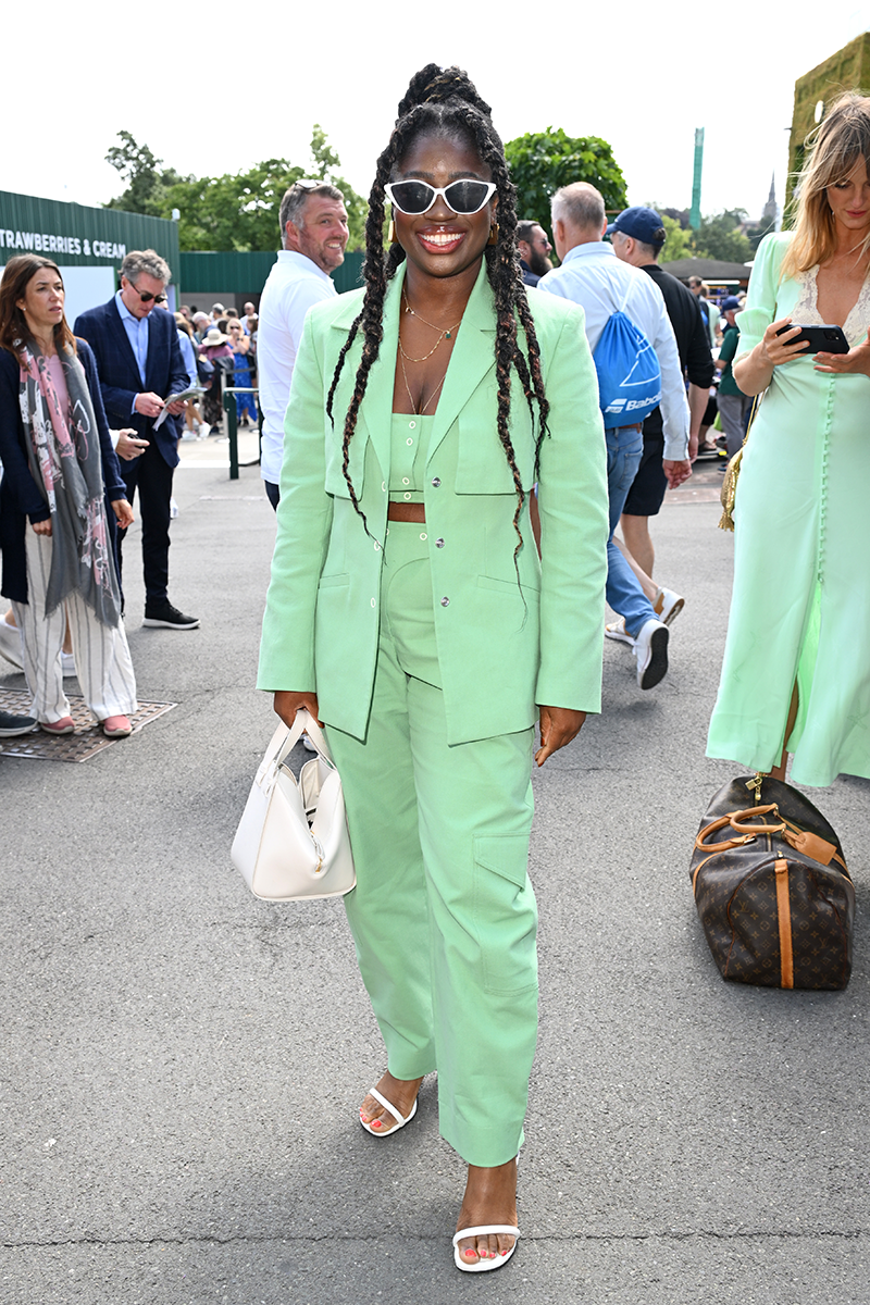 best wimbledon celebrity outfits 2023 clara amfo