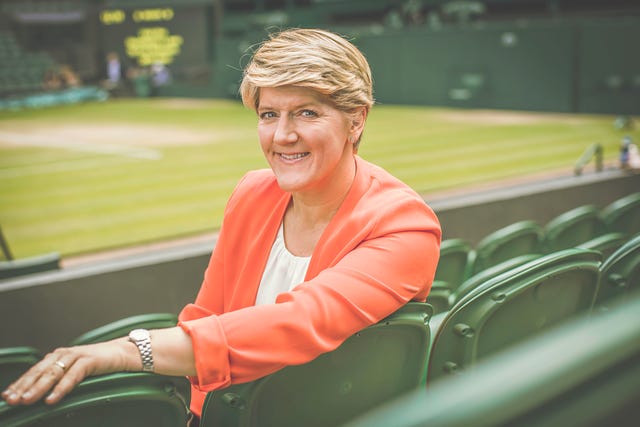 clare balding at wimbledon