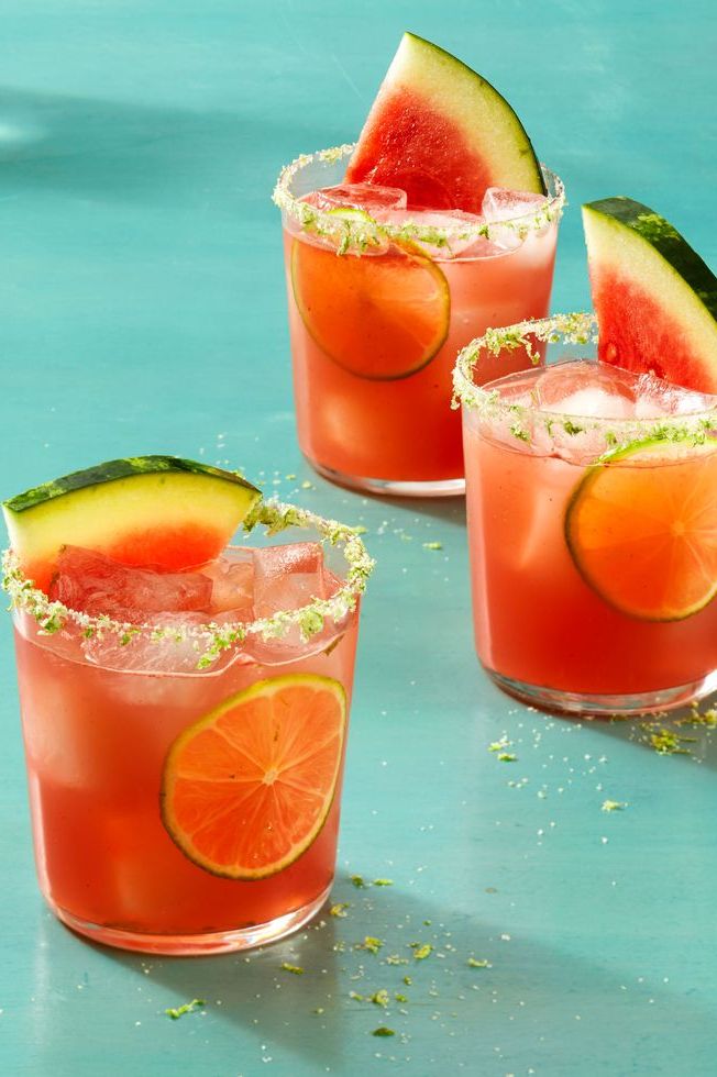 watermelon margarita cocktails