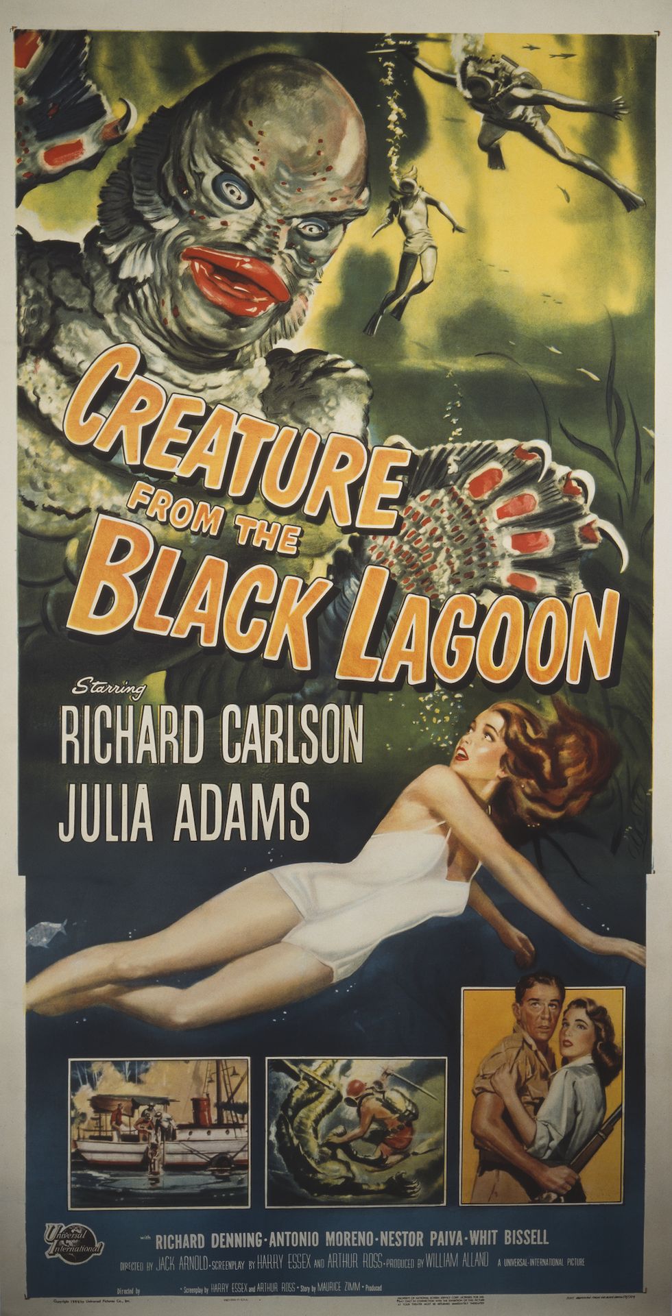 classic horror movies, creature from the black lagoon