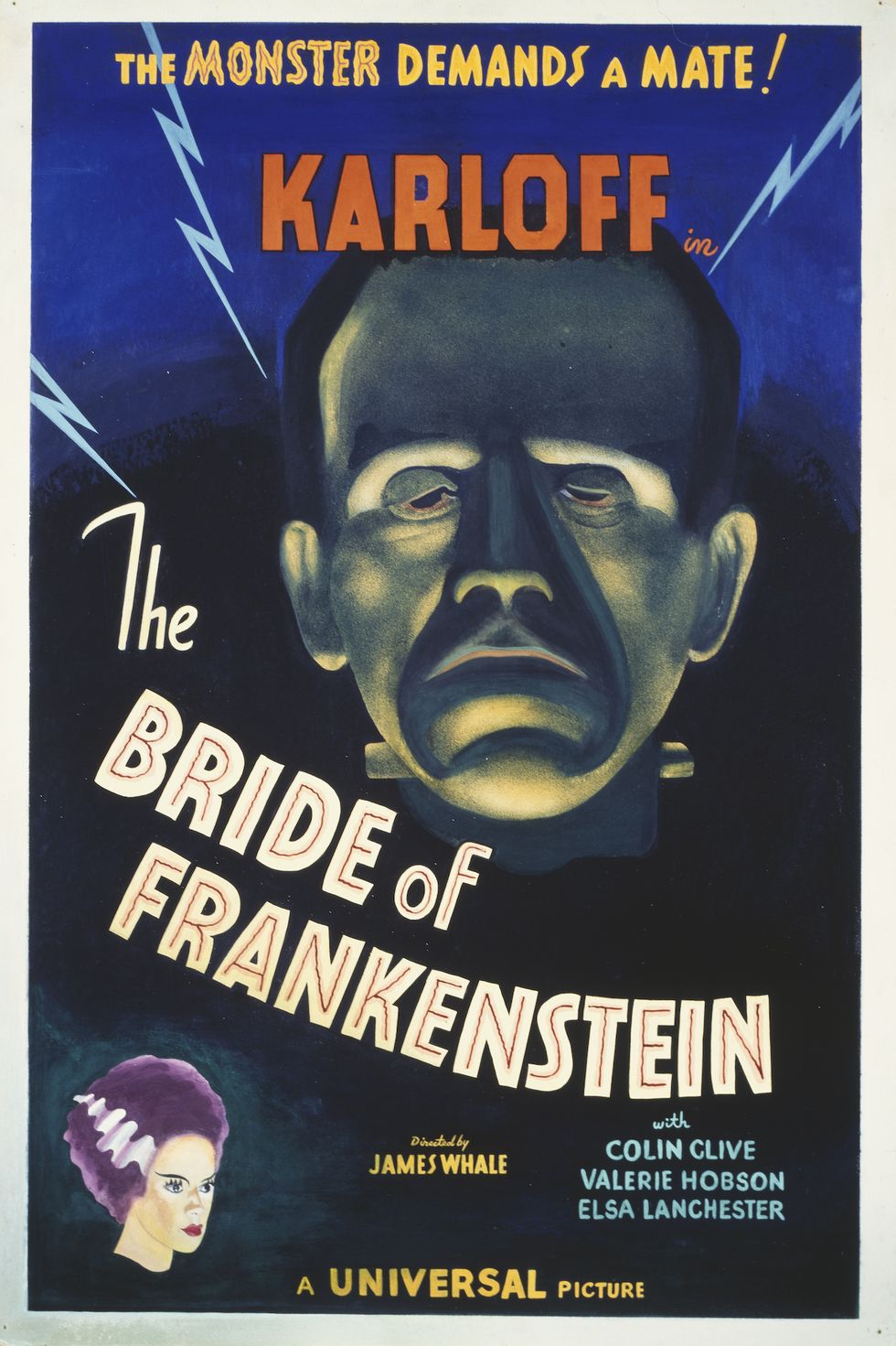 classic horror movies, the bride of frankenstein