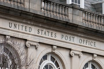 classic old stone us  post office