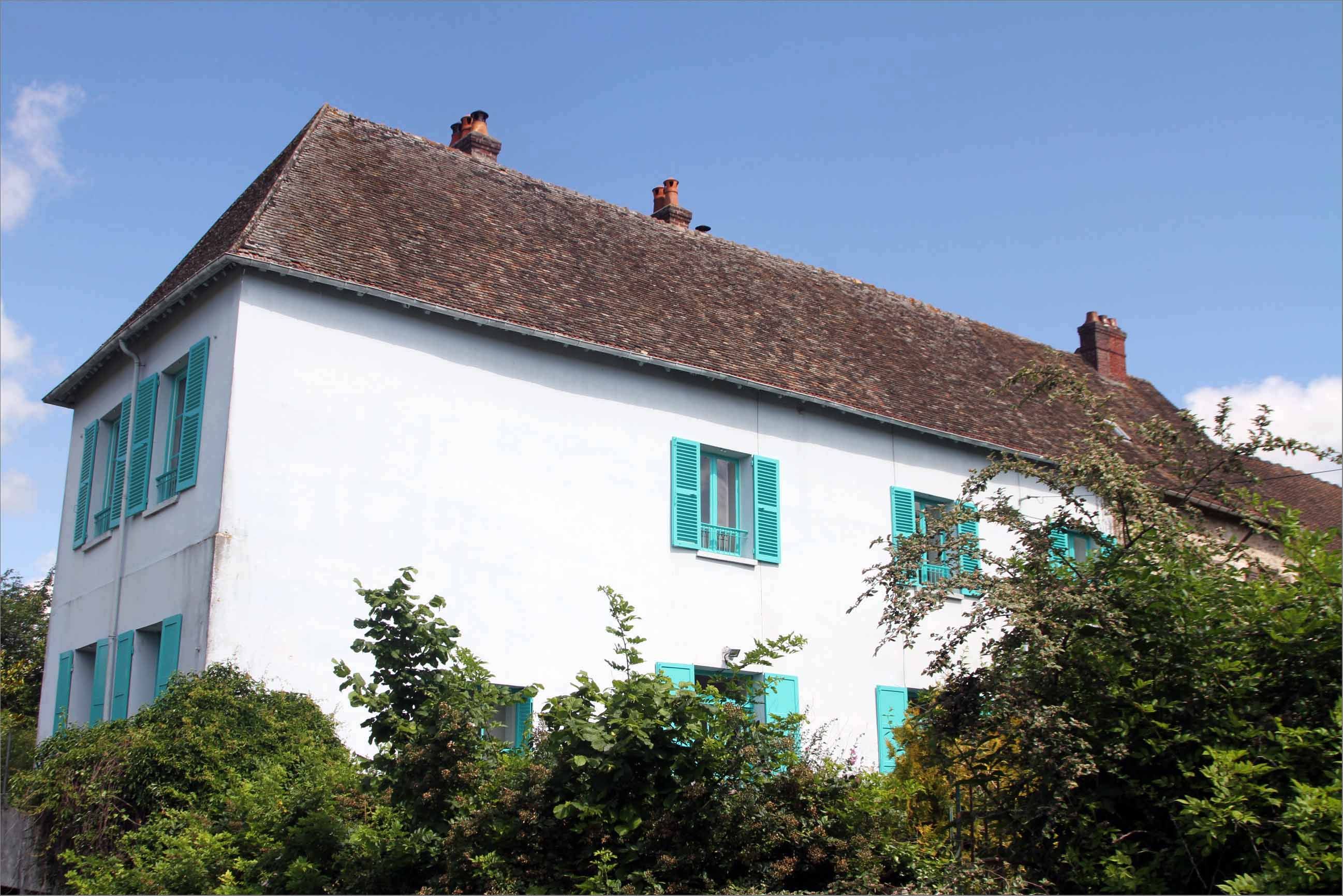 Claude Monet’s Beautiful Blue House In France Listed On Airbnb