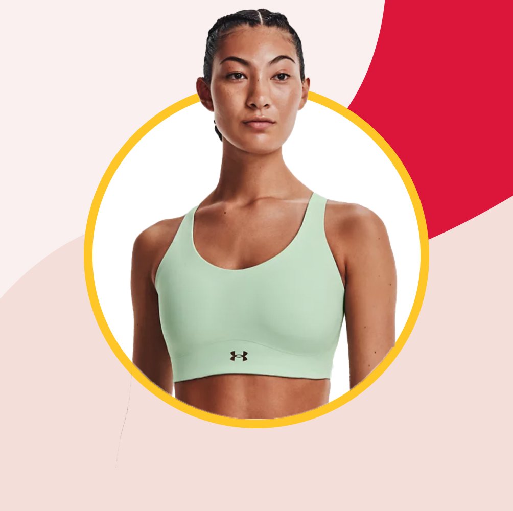 Blue Under Armour Armour High Crossback Bra - Get The Label