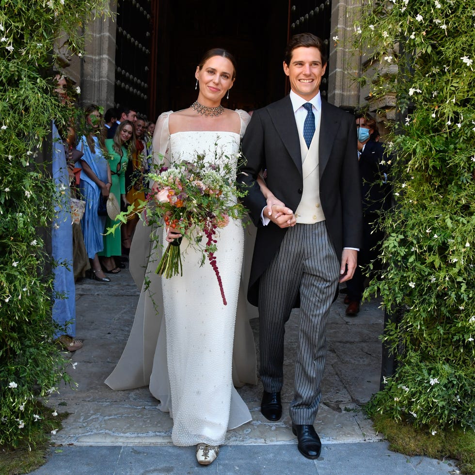 claudia osborne y jose entrecanales el dia de su boda