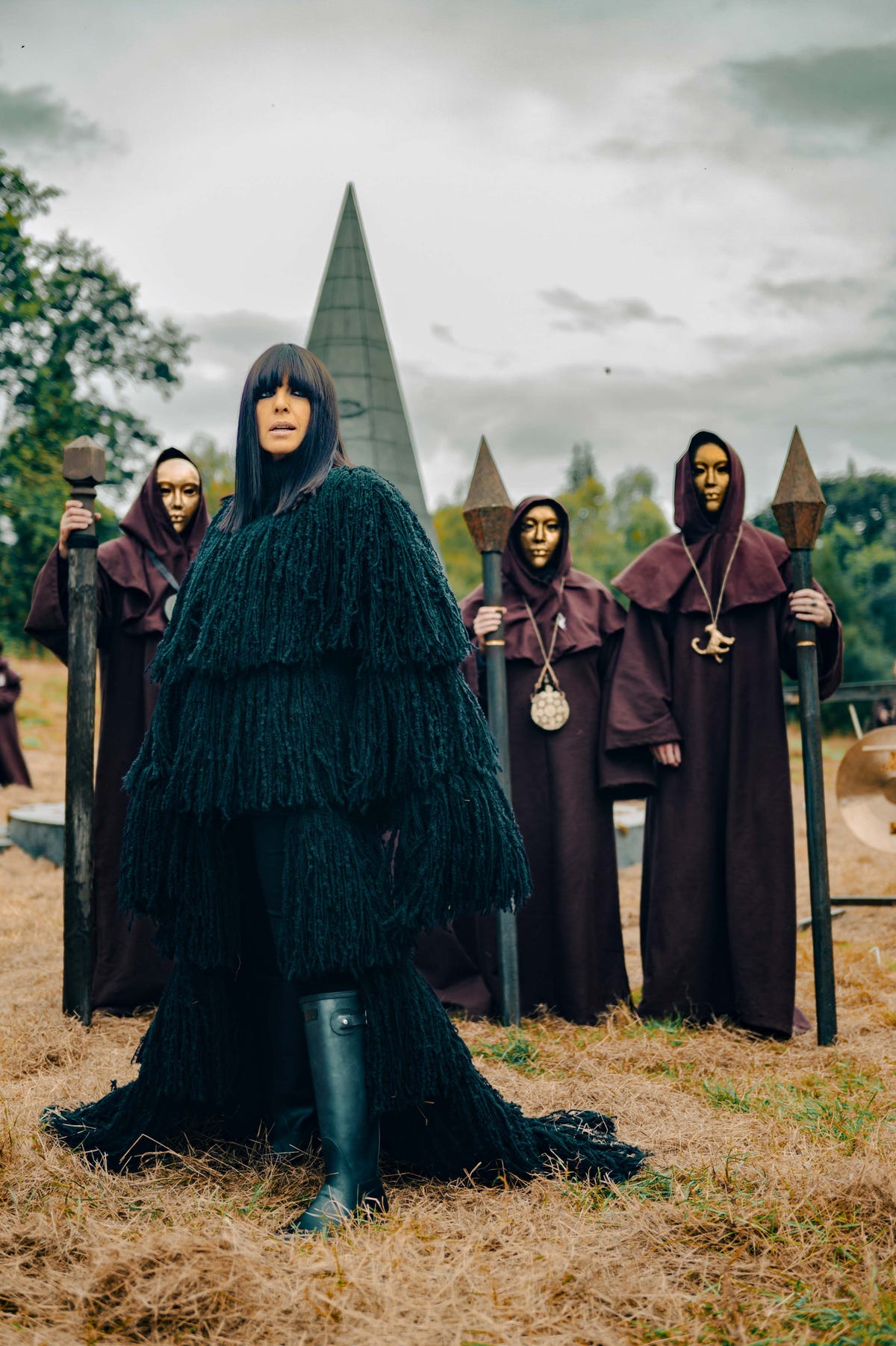 The Traitors Claudia Winkleman Wears Full Outfit Of Fringe For The Latest Episode