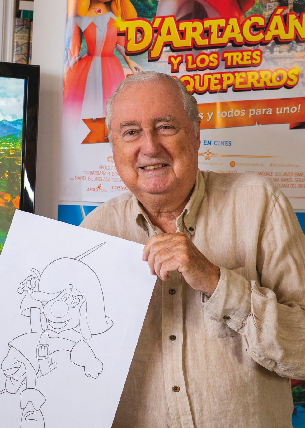 el 'padre' de d'artarcán y los tres mosqueperros