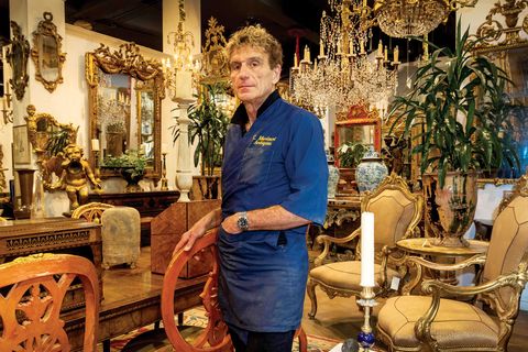 claudio mariani, owner of c mariani antiques in san francisco, trained in italy, mariani opened his workshop and gallery 36 years ago