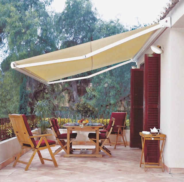 Property, Shade, Furniture, Patio, Awning, Canopy, House, Roof, Room, Home, 