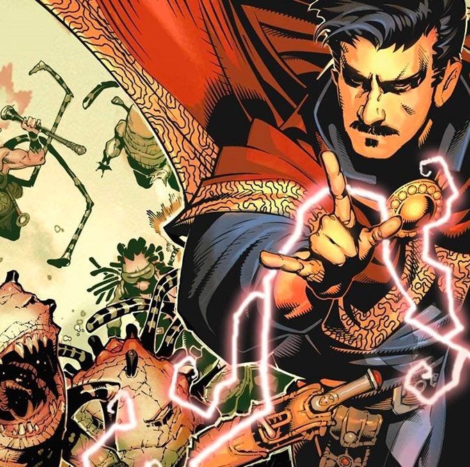 Doctor Strange #8 pg 10 by Chris Bachalo (ft Scarlet Witch), in K Gearon's  Published Art MARVEL - 2010 to 2019 Comic Art Gallery Room