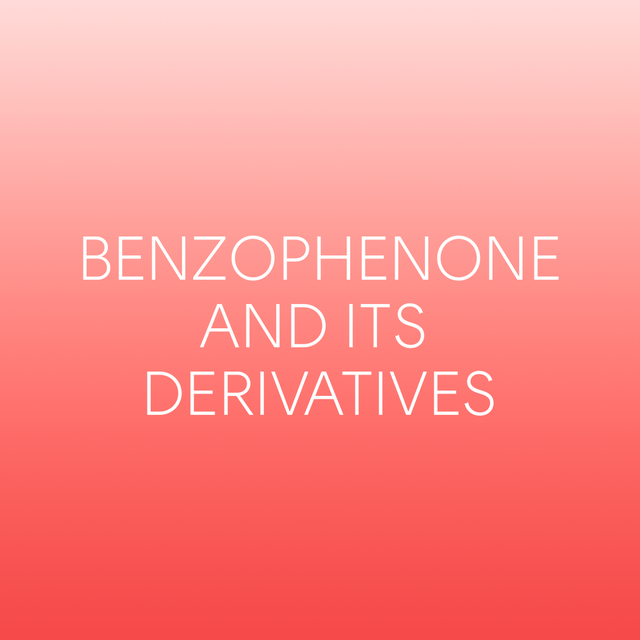 text highlighting benzophenone and its derivatives