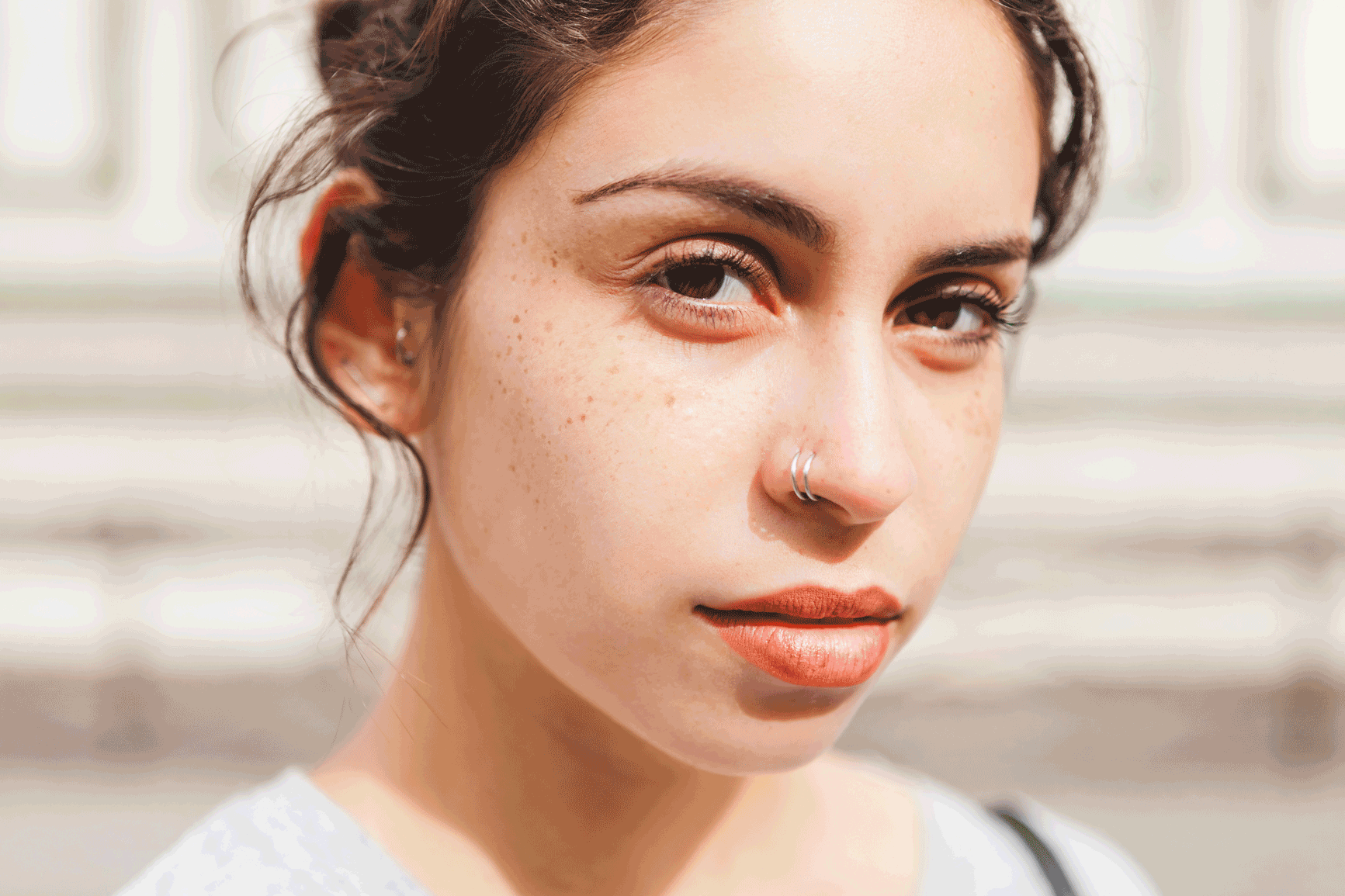 1-6PC Stainless Steel Moon Nose Ring Hoop Indian Nose Ring Septum Ring Nose  Jewelry Nose Piercing Small Nose Hoop - AliExpress