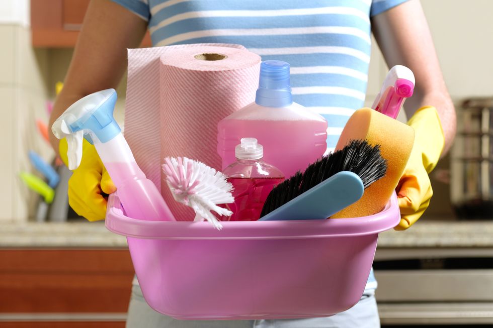 cleaning cupboard decluttering tips