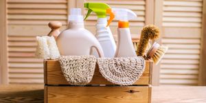 cleaning eco set for different surfaces in home