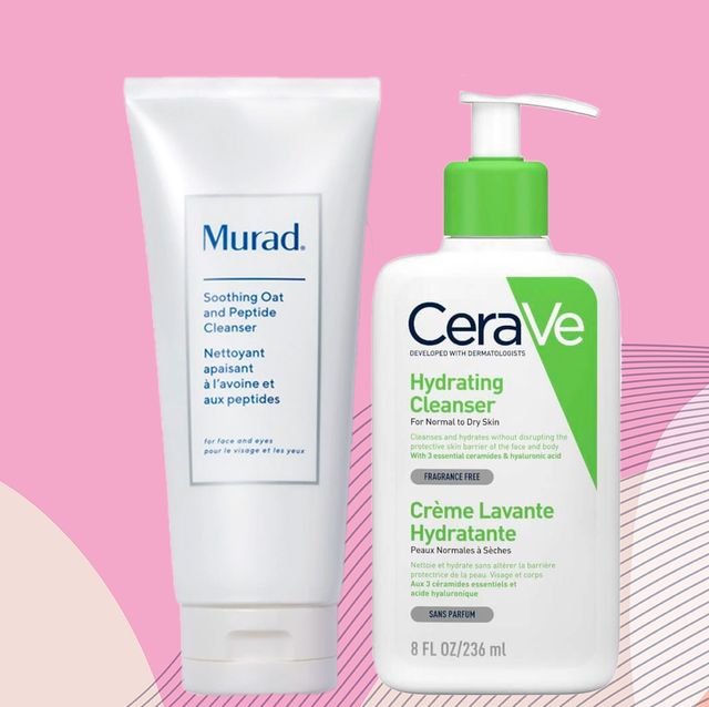 15 best face washes for dry skin, according to an expert