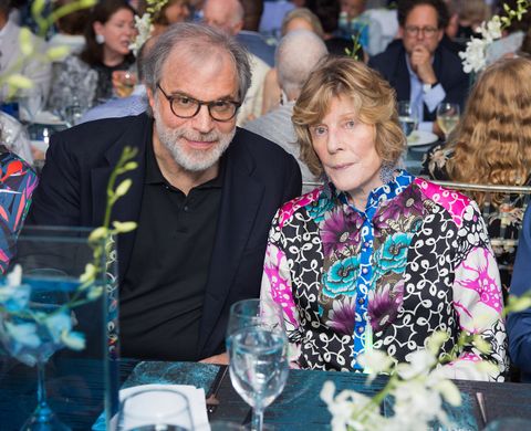 Clifford Ross and Agnes Gund at Parrish Art Museum’s Midsummer Party, July 2017. 