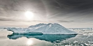 Polar ice cap, Ice, Iceberg, Nature, Sea ice, Glacial lake, Arctic ocean, Arctic, Sky, Natural environment, 
