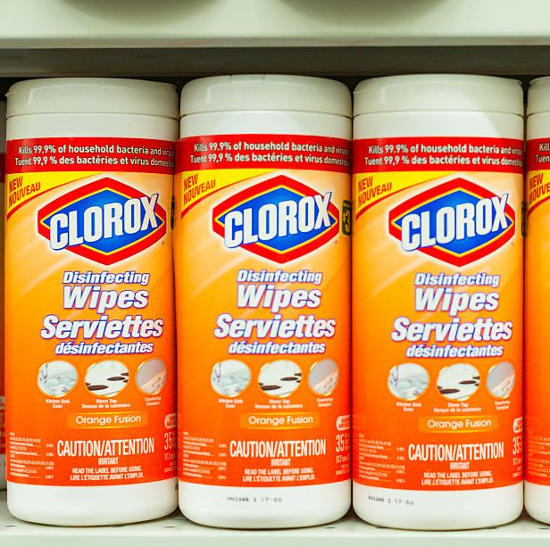 clorox wipes in store shelf  the clorox company