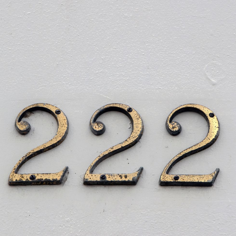 close up house number 222 at amsterdam the netherlands