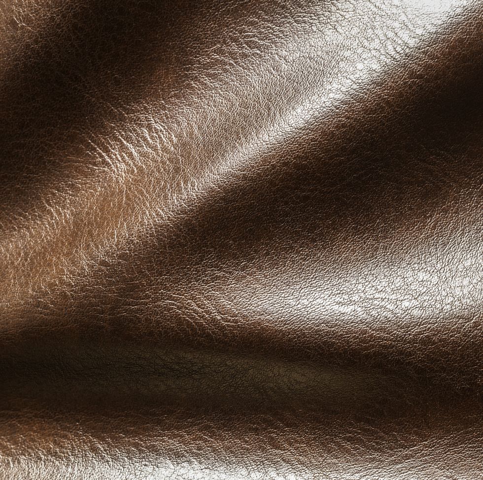 close up of a brown leather and textured background