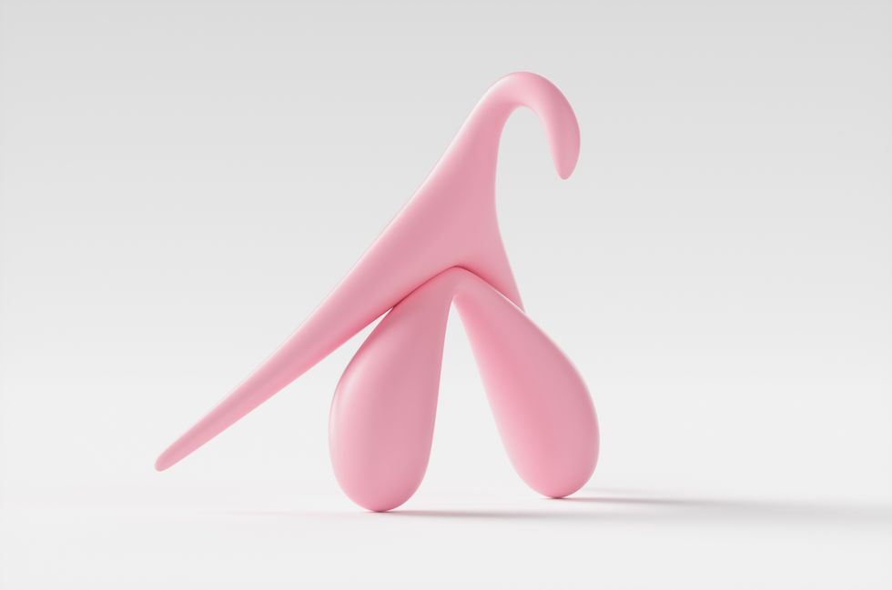 this is a 3d rendering of what a full clitoris looks like