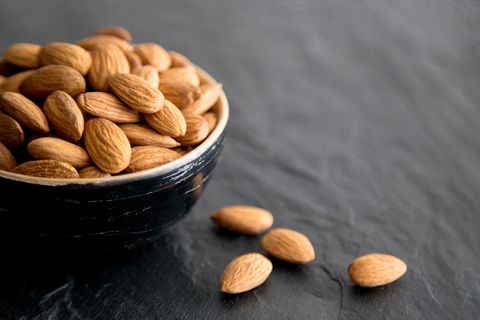 high fiber low carb foods almonds