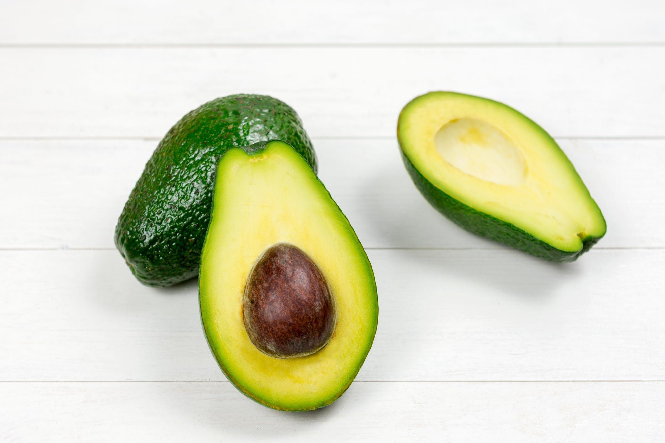 Close-Up Of Avocado On Table