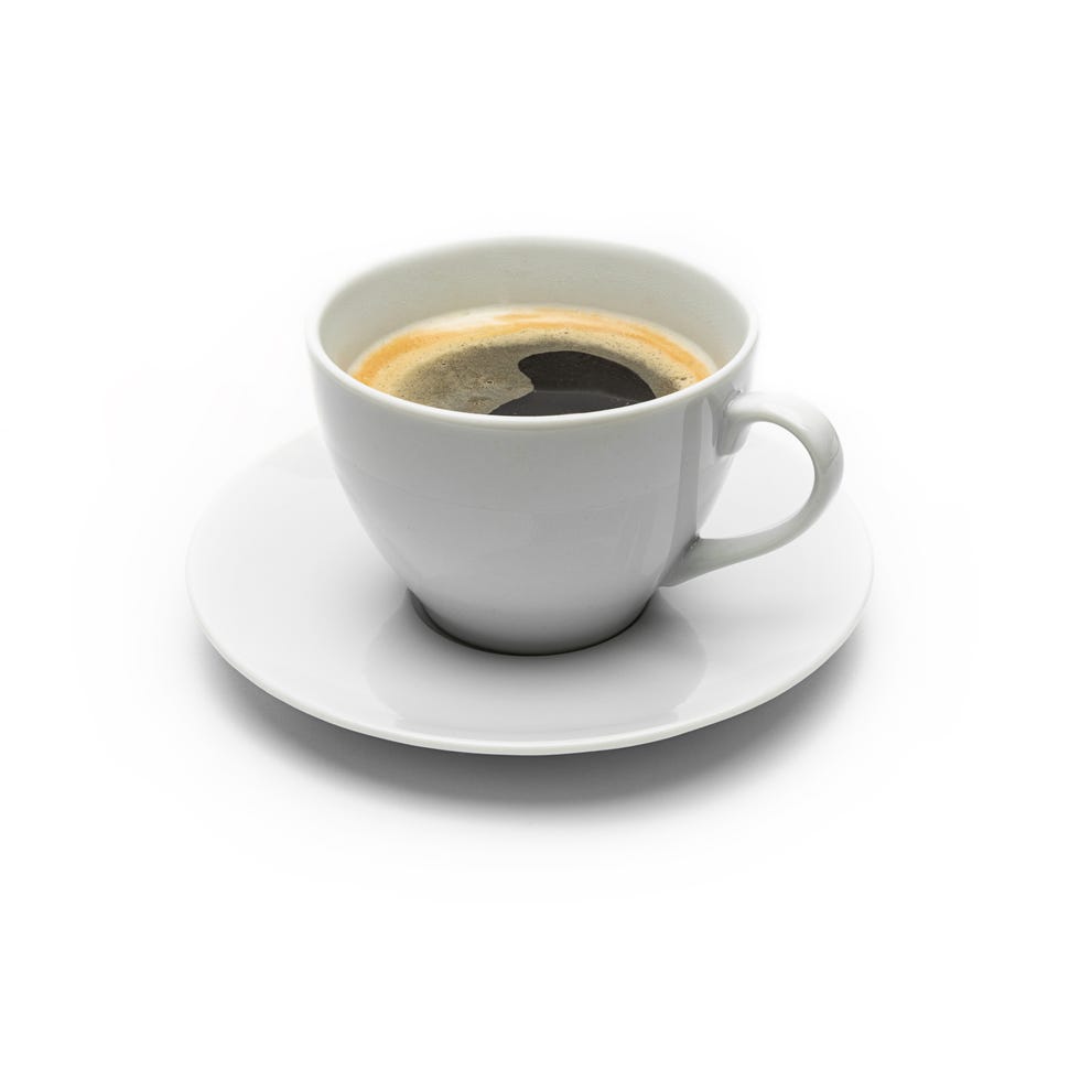 Close-Up Of Coffee Cup On White Background