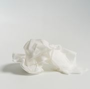 tissues on white background