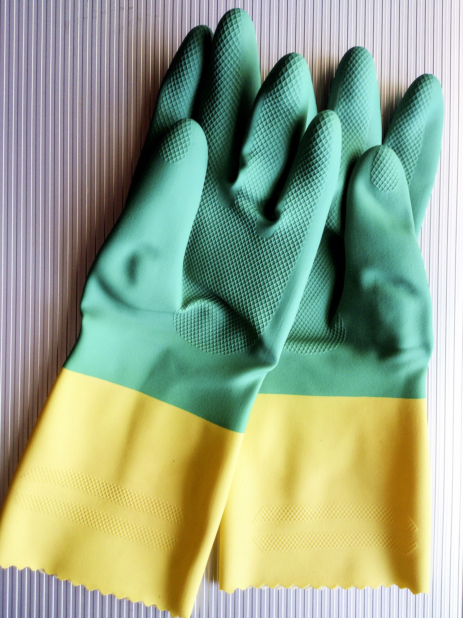 Green washing cheap up gloves