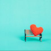 Heart on Bench- Benching in Relationships