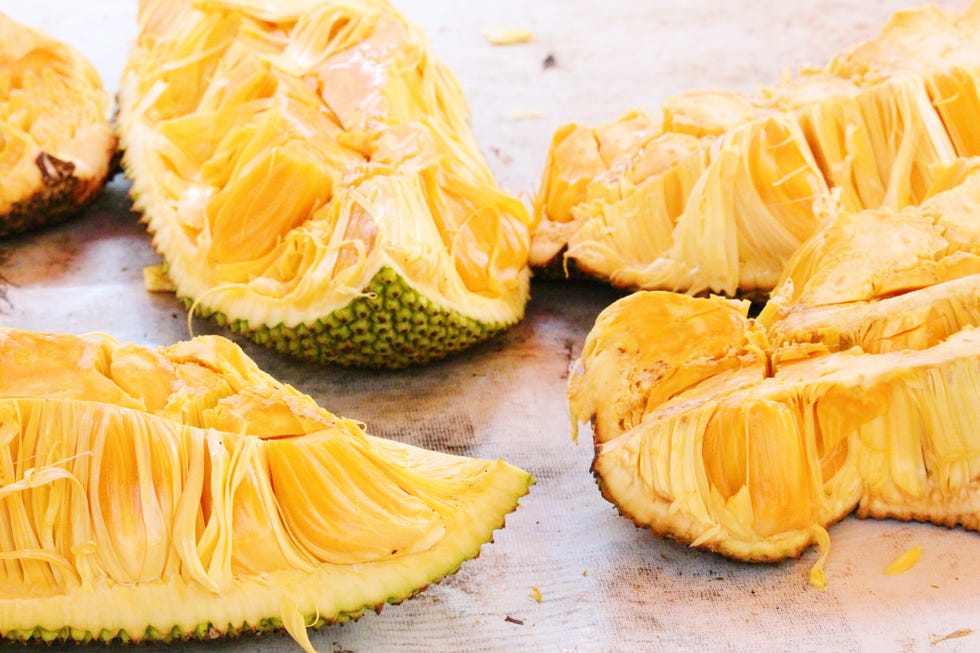 close up of jackfruit