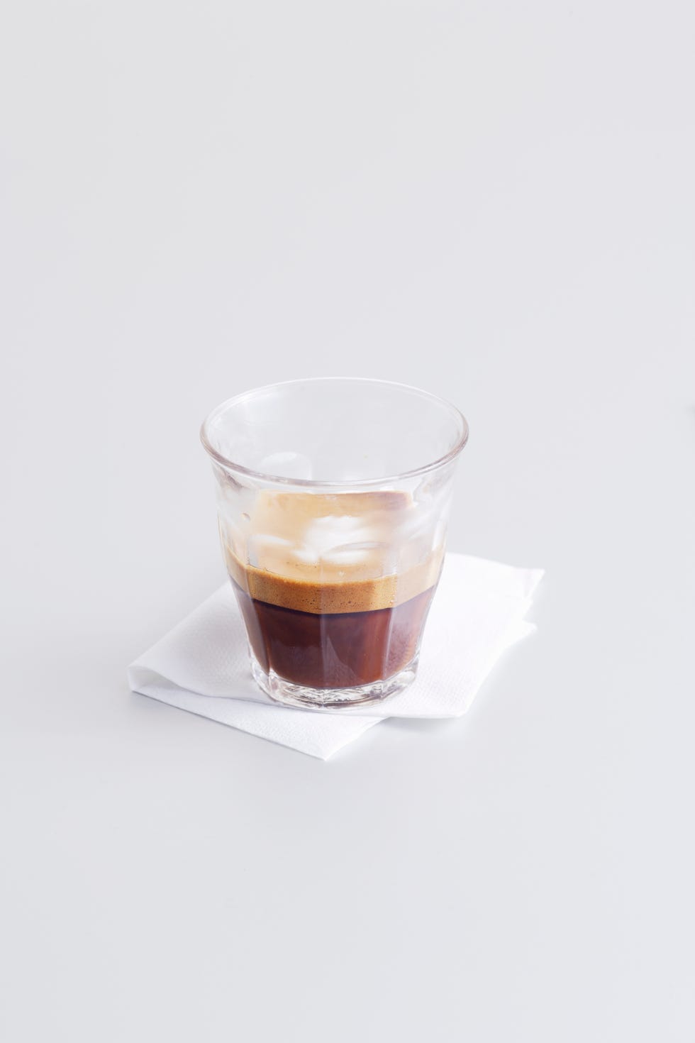 close up of macchiato