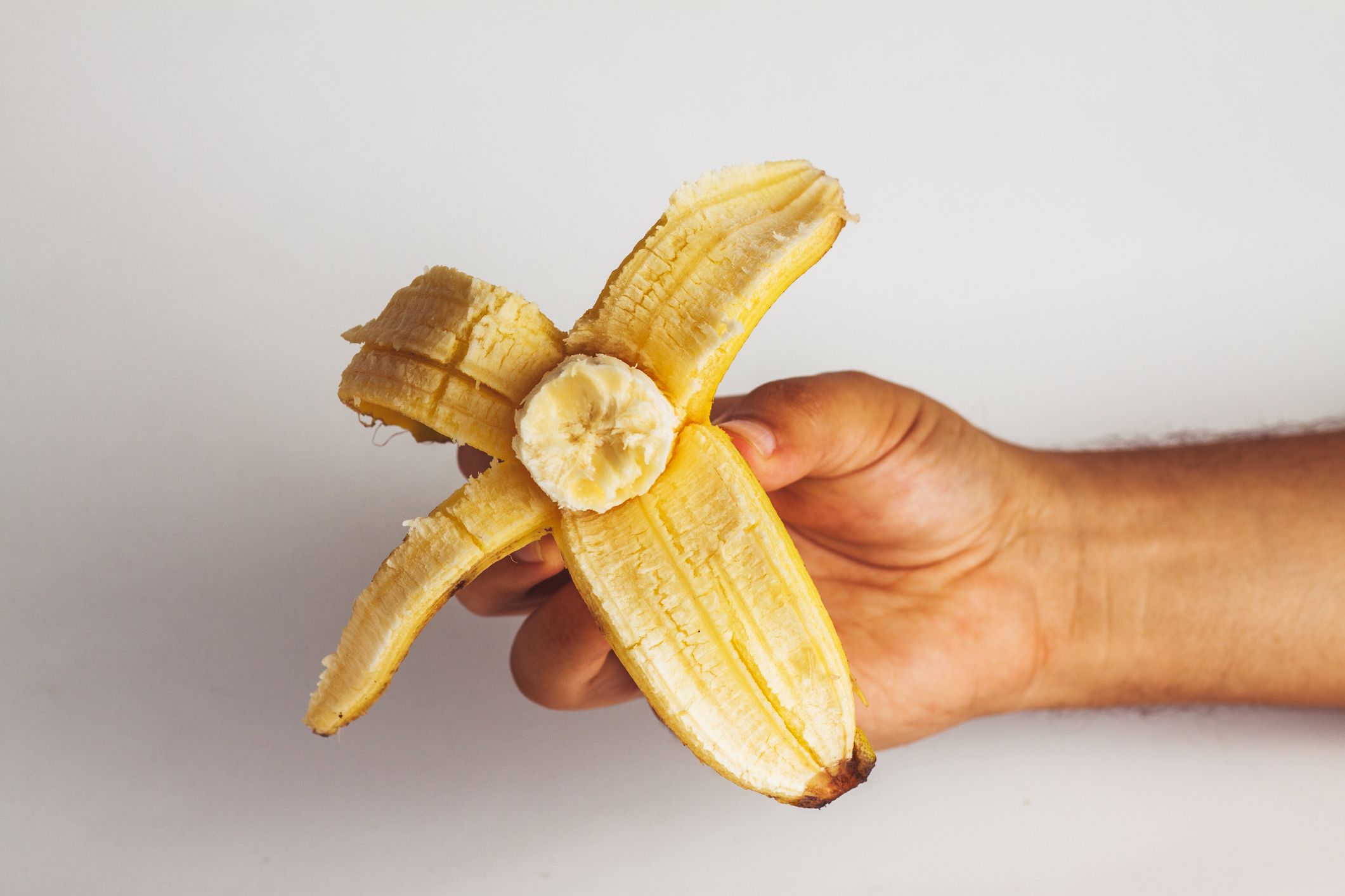 Men Are Masturbating With Banana Peels photo