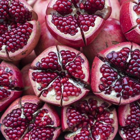 close up of pomegranate