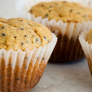 Close-Up Of Poppy Seed Muffins