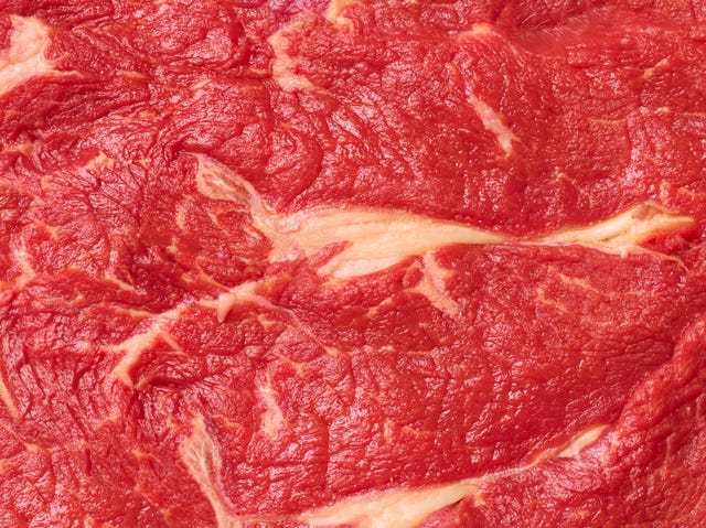 close up of sirloin steak