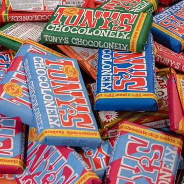 close up of tony's chocolonely the chocolates