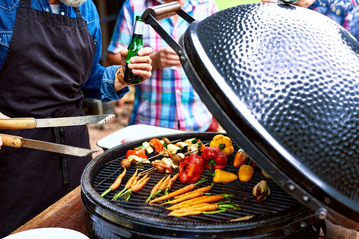 1 Pieza, Parrilla De Barbacoa, Parrilla Sin Humo Para Uso En