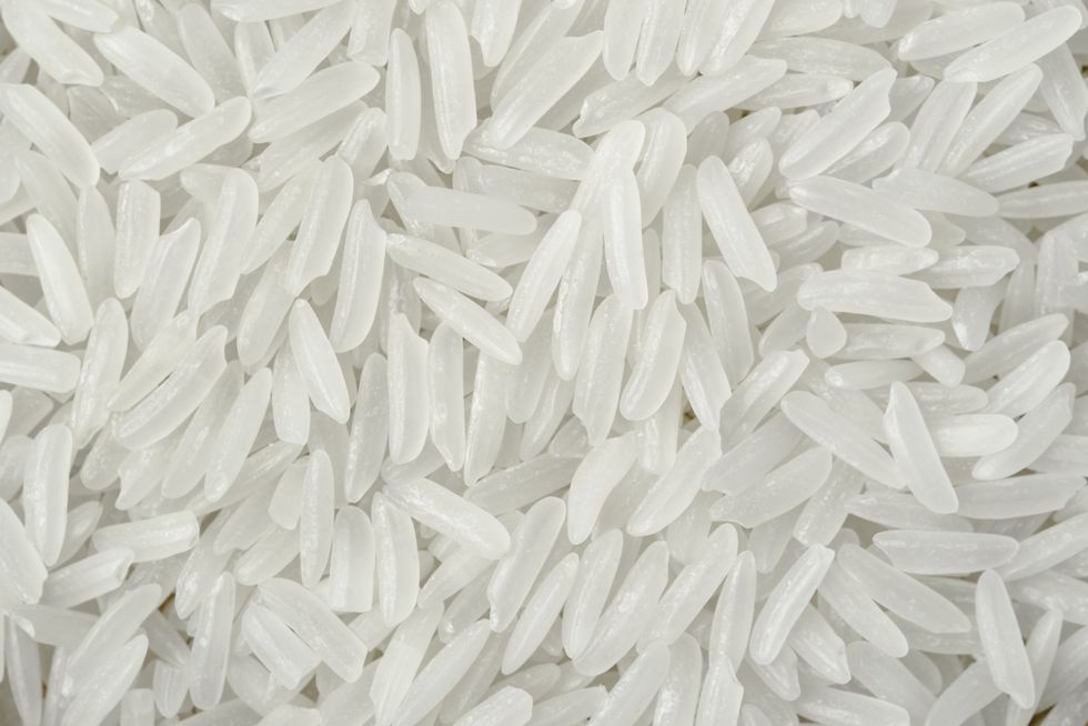 close up white rice, jasmine rice texture and pattern background