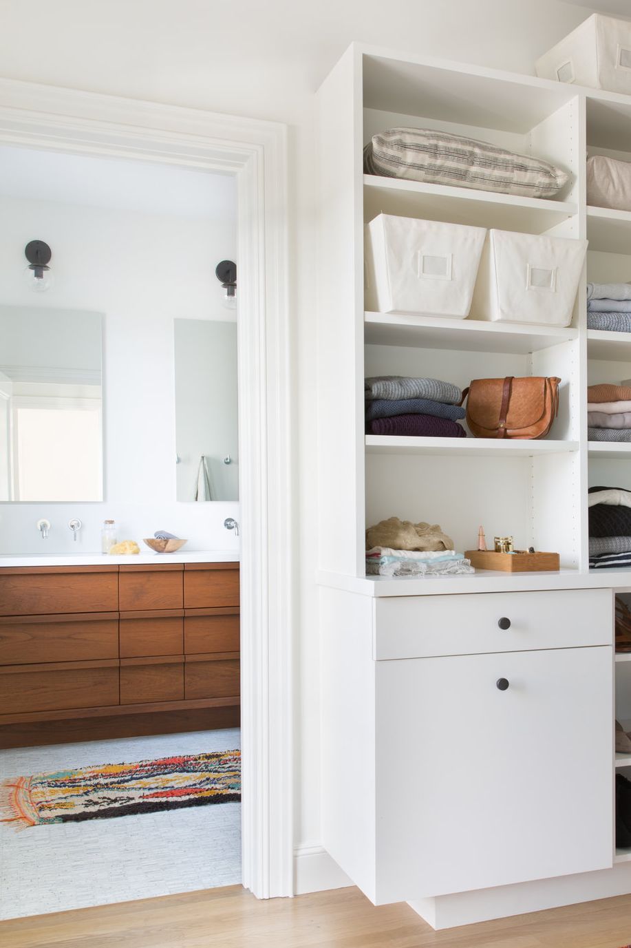 7 Ways to Store More in Really Small Closets