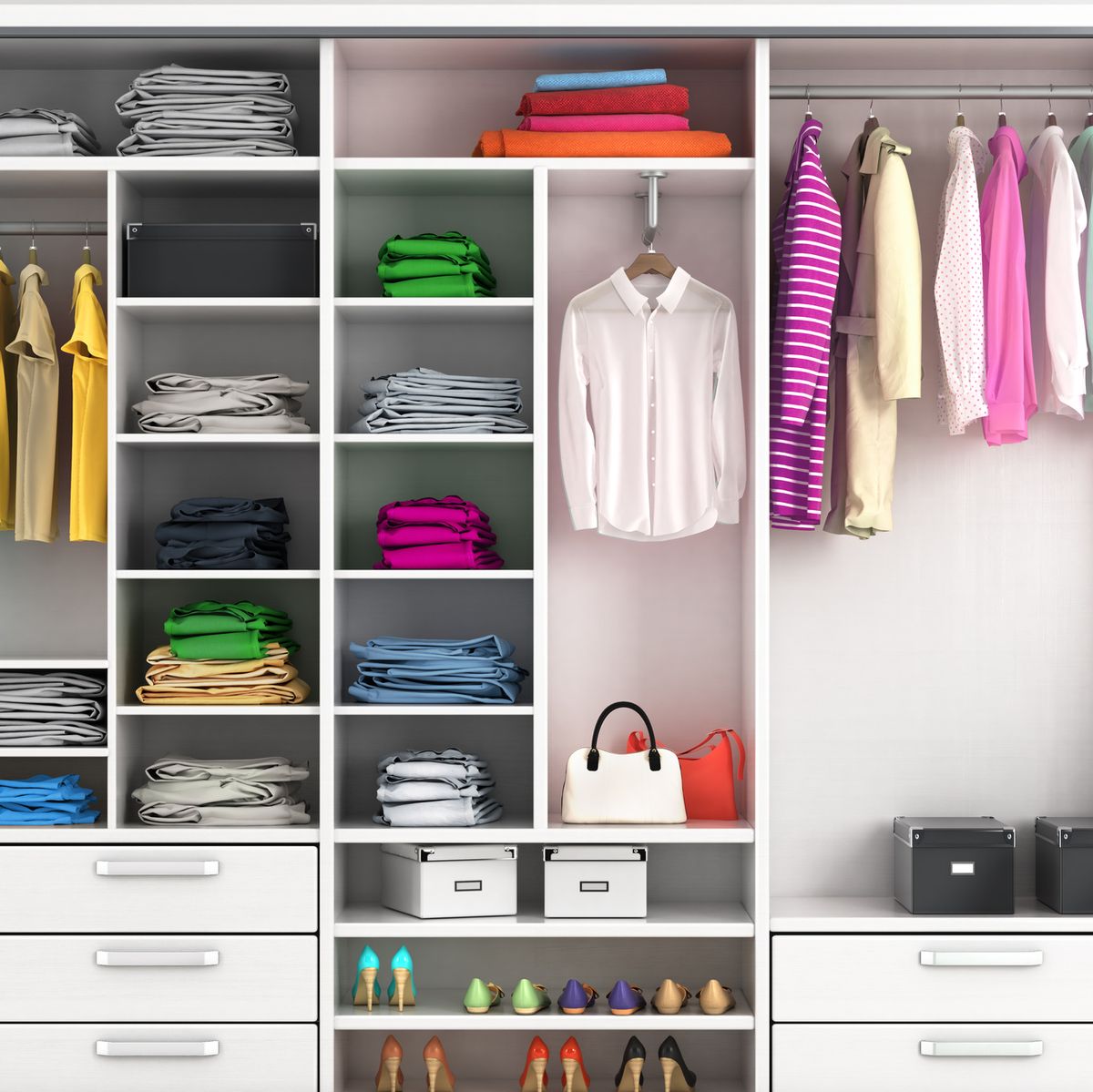 35 Best Closet Organizing Ideas - How to Organize a Small Closet