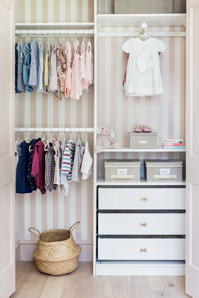 closet organization ideas nursery