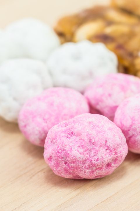 closeup chinese sweetmeat or asian chinese candy is a traditional