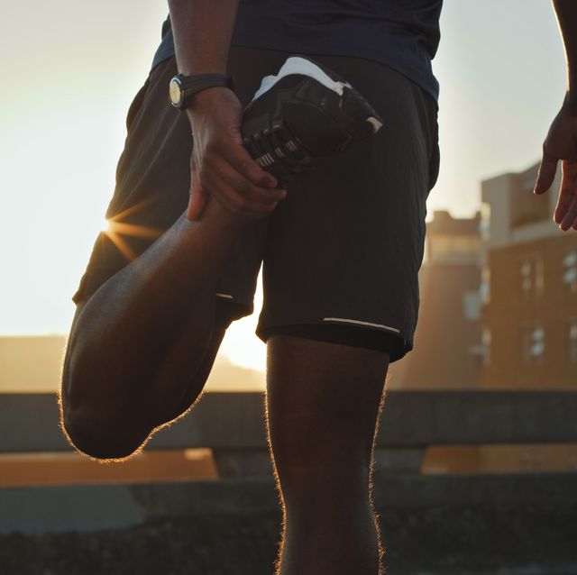 runner estirando