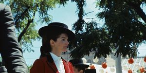 jacqueline kennedy wearing andalusian outfit